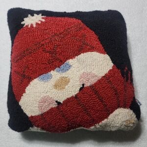 Chandler 4 Corners Sundance Sweet Snowman Decorative Hooked Wool Pillow